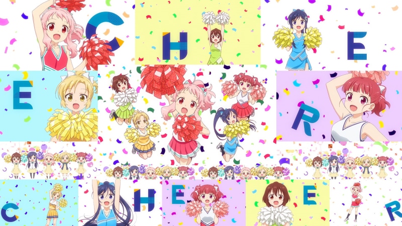 Hatoya Kohane, Ushiku Kana, Tatejima Kotetsu, Sawatari Uki, Anime, Anima Yell!, 1080P, Arima Hizume