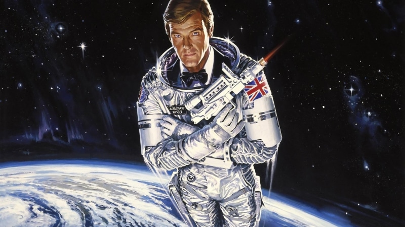 outer, outer space, movies, 1080P, animated, space, man, roger moore, bond, james bond, white, james, suit, illustration, 1920x1080