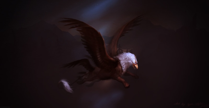 Griffin, Wings, Figure, Marianna Gadzhy, madeinkipish, 2K, Gryphon, Art, Fiction, by Marianna Gadzhy