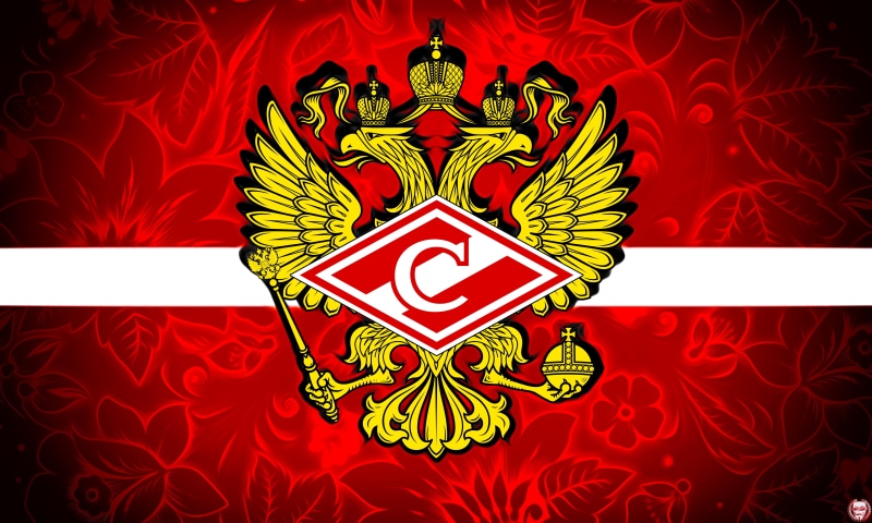 Meat, Logoteam, Sports society, Logo, 4K, Spartak Moscow, Flag, Red, Eagle, Background, Spartacus, 1922, Red-white, Sport, Football Club, 1946, madeinkipish