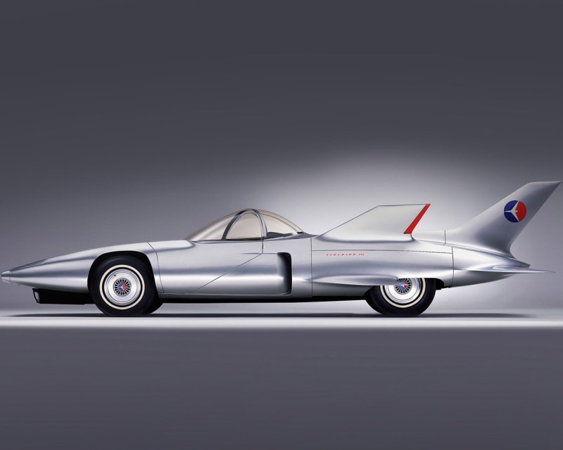vehicle, engine, car, no people, travel, copy space, chrome, indoors, two objects, rocket, Pontiac Firebird, air vehicle, silver colored, luxury, technology