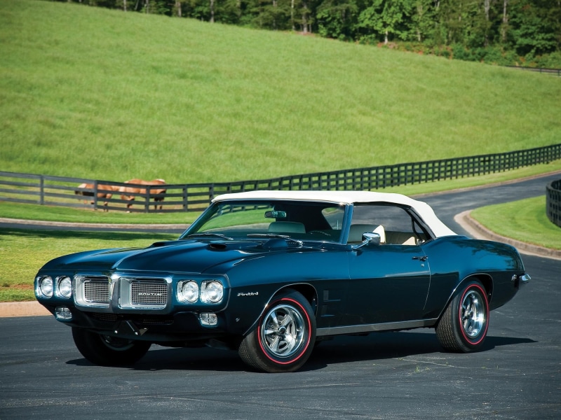 1080P, air, ram, iv, vintage, firebird, classic, antique, convertible, pontiac, 1969