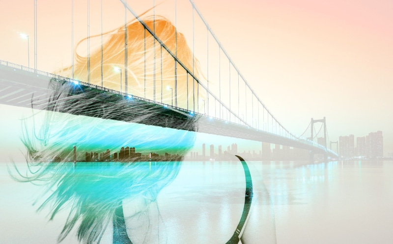 no people, digital composite, water, laptop, building, nature, built structure, modern, urban, outdoors, city, travel destinations, office building exterior