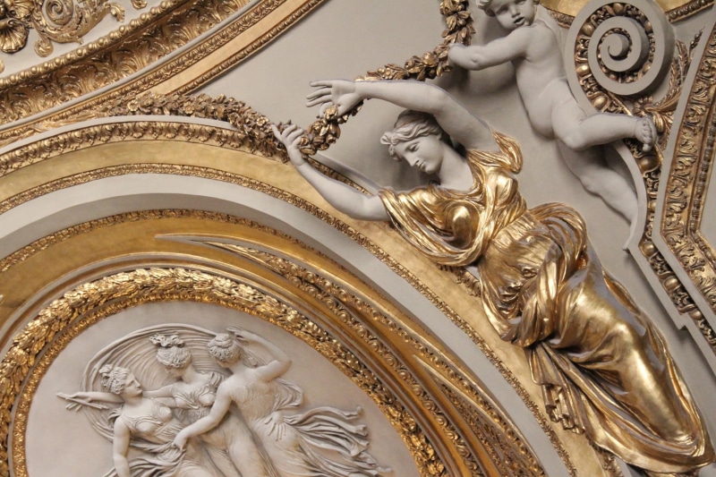 art and craft, architecture, louvre, statue, history, carving - craft product, artwork, craft, woman, religion, france, 2K, no people, historic, creativity