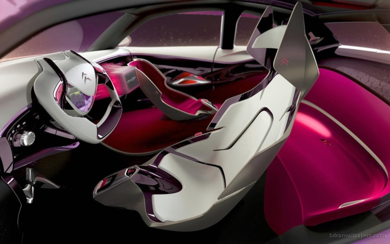 citroen, design, cars, concept, sports, car, revolte, 720P, interior