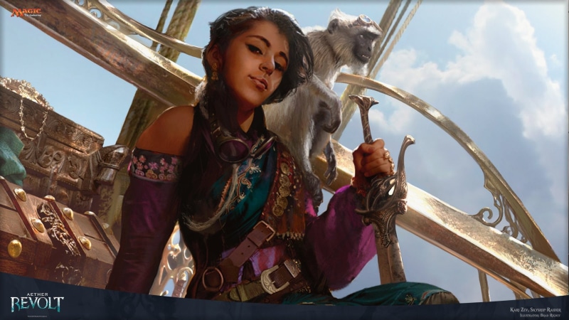 Game, Aether Revolt (Magic: The Gathering), Pirate, 1080P, Kari Zev Skyship Raider, Magic: The Gathering