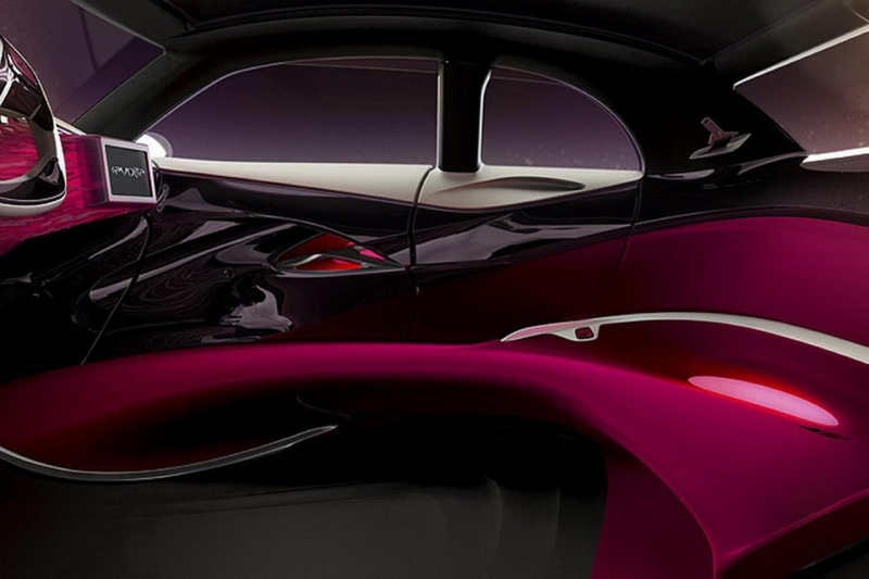 technology, shiny, transportation, motor vehicle, concept, engine, close-up, citroen, metal, car, abstract, customized, revolte, auto repair shop, red