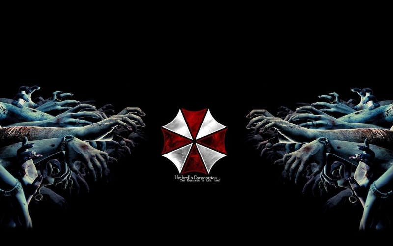 umbrella, art, hd, resident, Resident Evil, corp, video, 720P, x, zombies, games, evil