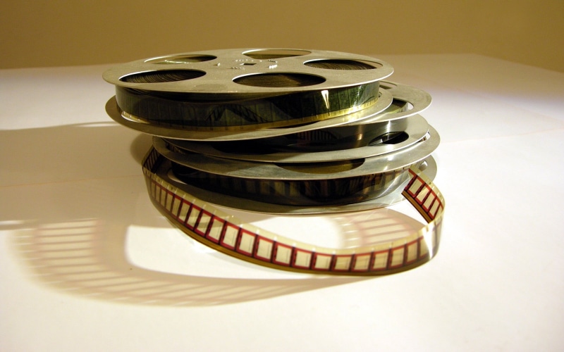 home, data, tape, macro, circle, steel, rolled up, three, 1080P, device, shape, reflection, indoors, film reel, reels, hard Drive, appliance, geometric shape