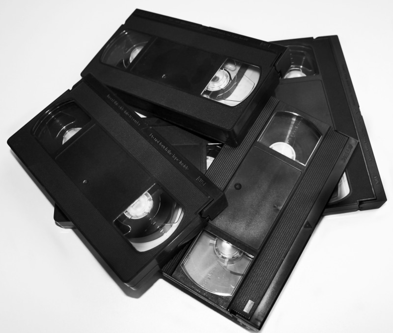 single object, cassette, black, several, lens - optical instrument, tapes, photographic equipment, film industry, camera - photographic equipment, photographing