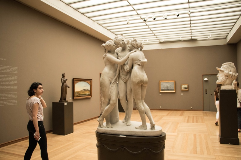 the past, culture, concrete, fine art statue, sculptor, craft, stone, room, statue, old, history, inside, landmark, antiquity, 5K, white, visit, woman