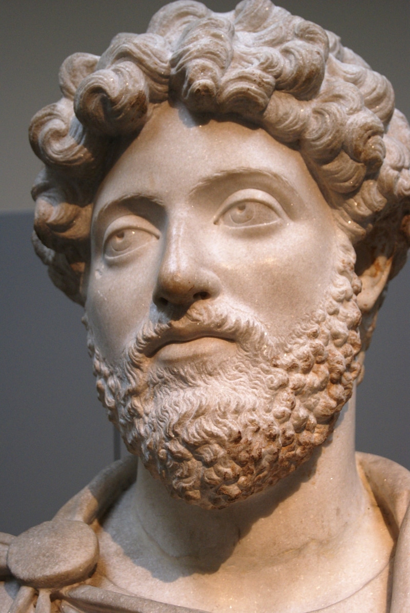marcus aurelius, no people, creativity, the past, male likeness, face, representation, roman, 4K, emperor, gray, studio shot, craft, europe, human representation