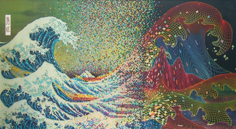 waves, The Great Wave Off Kanagawa, Wave of the Future, 1080P