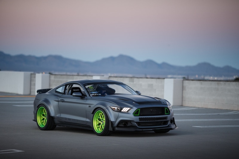 Ford Mustang, 2015, vehicle, car, RTR, Monster Energy, Ford, 1080P, Vaughn Gittin Jr