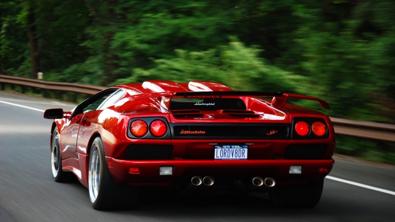 Lamborghini Diablo Sv, luxury, Lamborghini Diablo, day, travel, motor vehicle, mode of transportation, on the move, land vehicle, plant, Lamborghini, speed
