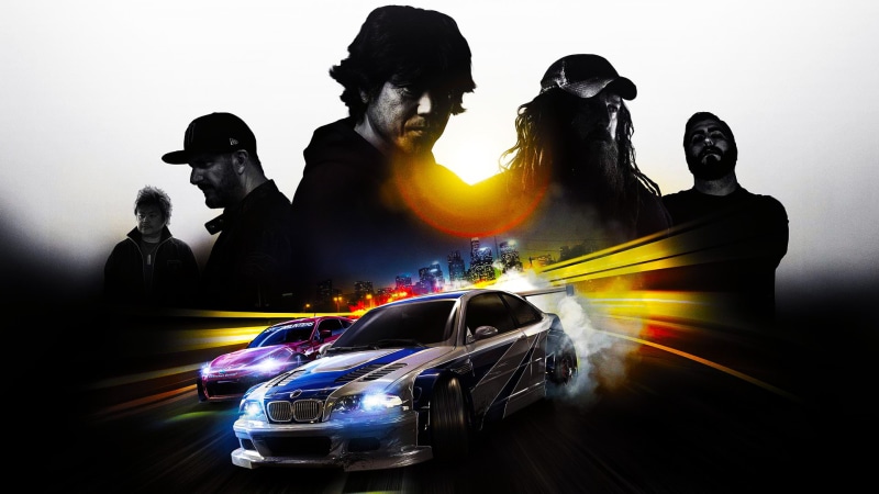 activity, Ken Block, illuminated, Need for Speed (2015), destruction, adult, black color, car, social issues, weapon, transportation, group of people, motion