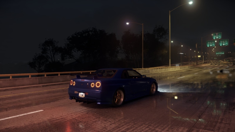 night, Need For Speed 2015, 1080P, car, 2002 Nissan Skyline GT-R V-SPEC II, Need for Speed