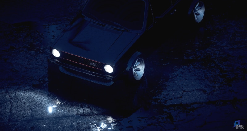 car, black cars, 5K, Volkswagen Golf GTI, black, NFS 2015, Need for Speed
