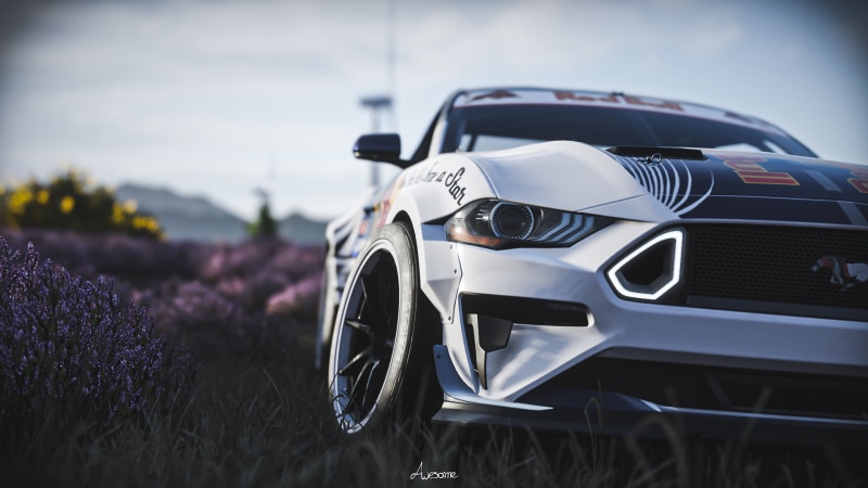Mustang RTR, car, RTR, drift cars, Forza Horizon 4, Ford Mustang, vehicle, Forza, 1080P, Ford Mustang RTR, drift