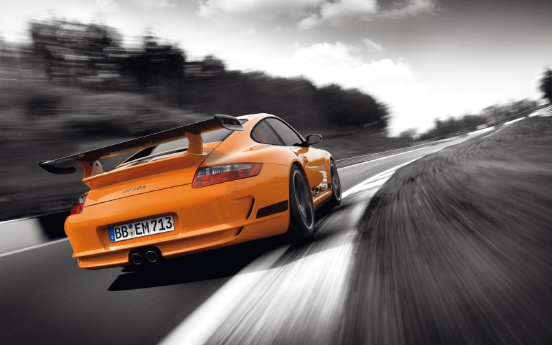 outdoors, speed, Porsche 911 GT3 RS, blurred motion, motor vehicle, vehicle, road trip, nature, road, Porsche GT3RS, on the move, motion, mode of transportation