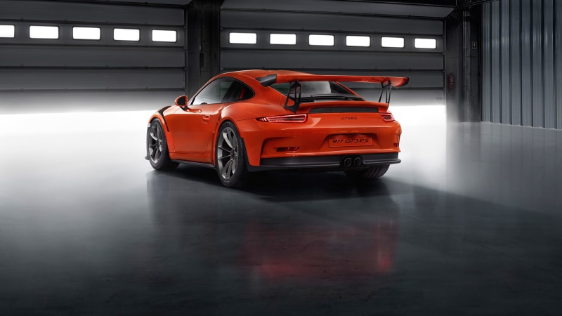 gt, 1080P, view, porsche, car, porsche 911 gt3 rs, rear view, 2015, rs, rear