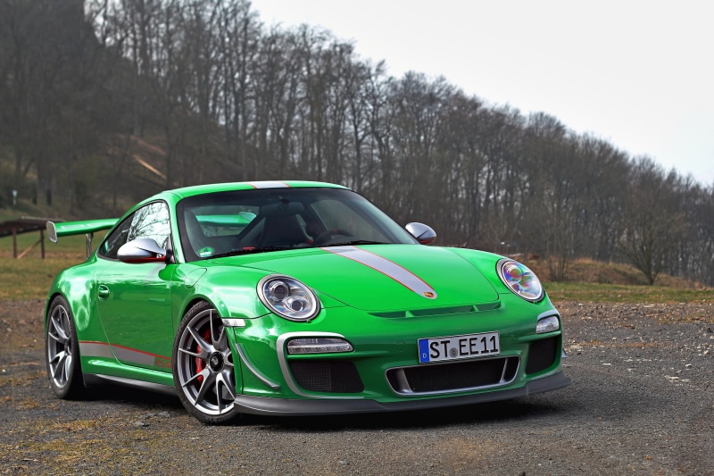sky, green, the sky, trees, clouds, tree, 1080P, gt3, forest, rs 4.0, 911, Porsche