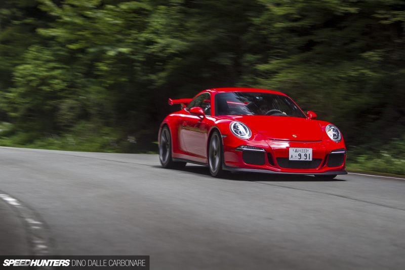 mode of transportation, Speedhunters, day, transportation, car, tree, travel, blurred motion, luxury, red, road, sports car, red cars, Porsche 911 GT3
