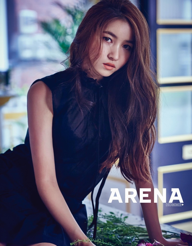 young women, beauty, focus on foreground, Yuju, indoors, musician, Sowon, Eunha, brown hair, 1080P, Asian, dancer, long hair, K-pop, Gfriend, hair, brunette