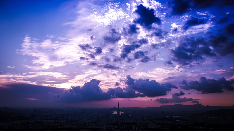 scenics - nature, 5K, building exterior, nature, power in nature, cloud - sky, tranquility, the night sky, tourism, built structure, environment, in the evening