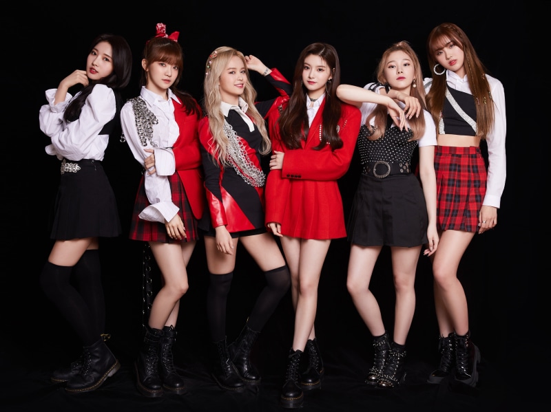 Onda (Jo Serim), K-pop, EVERGLOW, 5K, Sihyeon (Kim Sihyeon), E:U (Park Jiwon), Aisha (Heo Yoorim), Wang Yiren, Mia (Han Eunji)