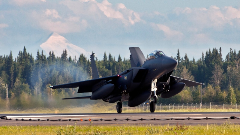 cloud - sky, aerospace industry, Republic Of Korea Air Force, airplane, sky, Military Aircraft, motion, plant, Jet Fighter, F 15 Strike Eagle, nature, flying