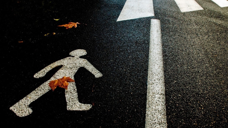 1080P, leaves, human representation, humor, information, sign, information symbol, city, road, communication, road marking, representation, asphalt, high angle view