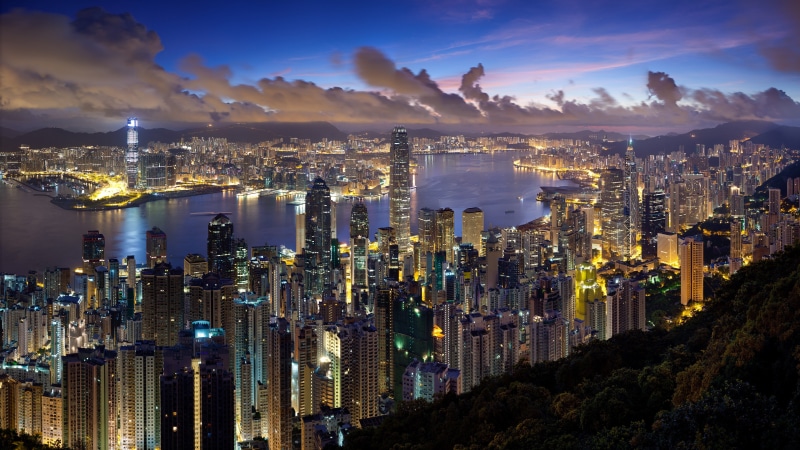 building, 4K, Hong Kong, China, city