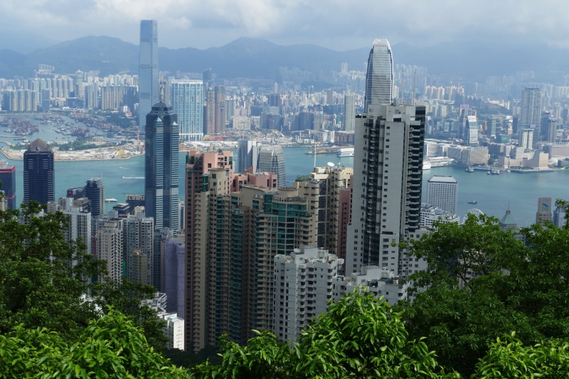 5K, modern, crowd, built structure, skyscraper, china, tall - high, office building exterior, city, tower, skyline, outdoors, building, big city, spire