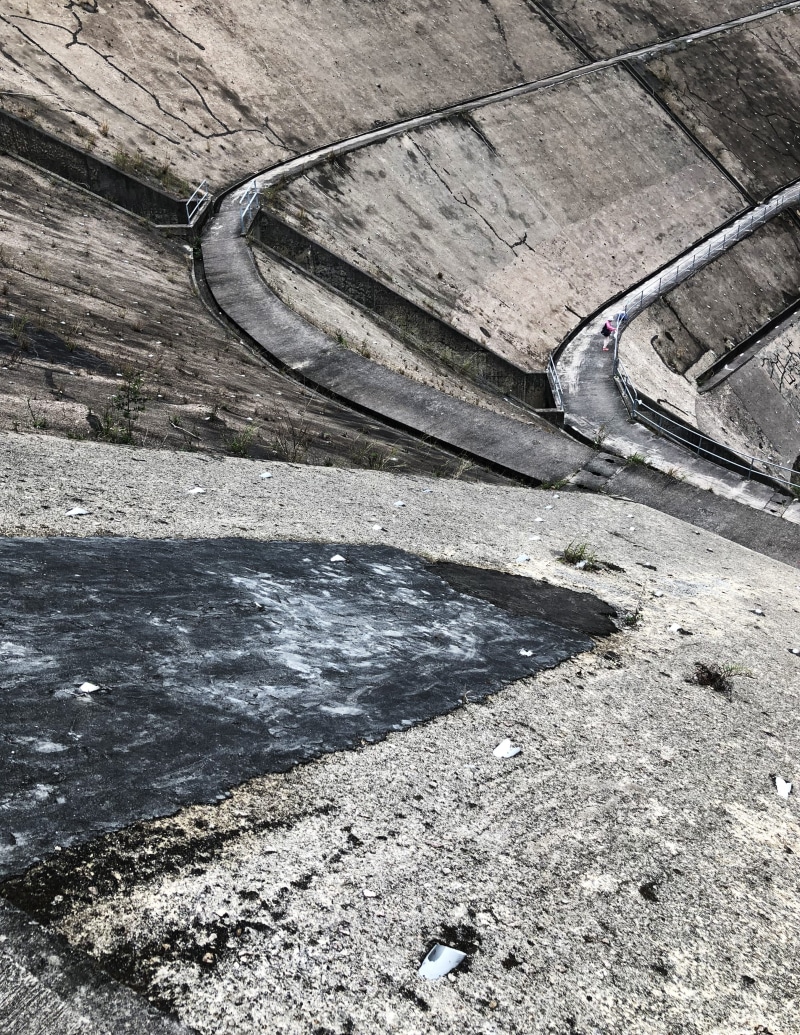connection, 2K, winding road, slope, shades of gray, landscape, stone, nature, tiny human, tsz wan shan, road, kowloon, city, grey, built structure, environment