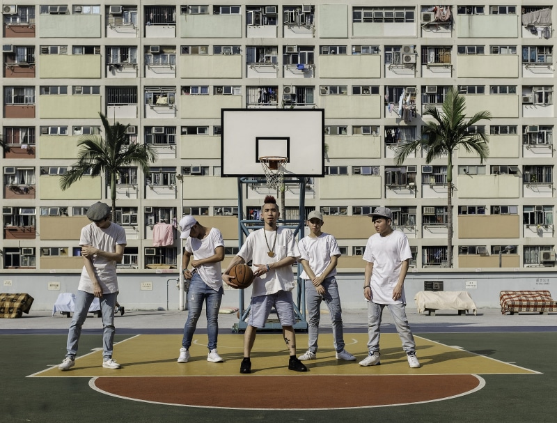 people, standing, caucasian Ethnicity, competition, choi hung estate, street, court, ball, outdoors, playing, hong kong, uSA, choi hung, sport, competitive Sport