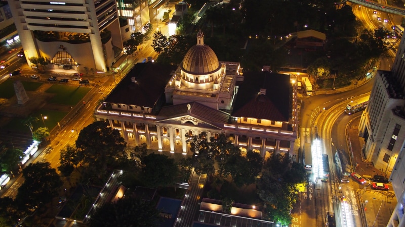 nature, place of worship, mosque, built structure, panoramic, 4K, building exterior, travel, tourism, scenery, city, illuminated, no people, high angle view