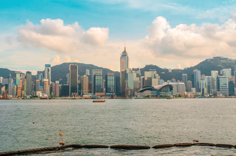 cityscape, skyscraper, cloud - sky, nature, tower, spire, landscape, sky, architecture, office building exterior, building exterior, water, 4K, financial district