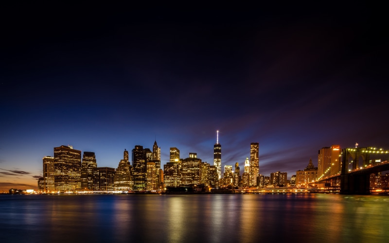 4K, New York City, One World Trade Center, cityscape