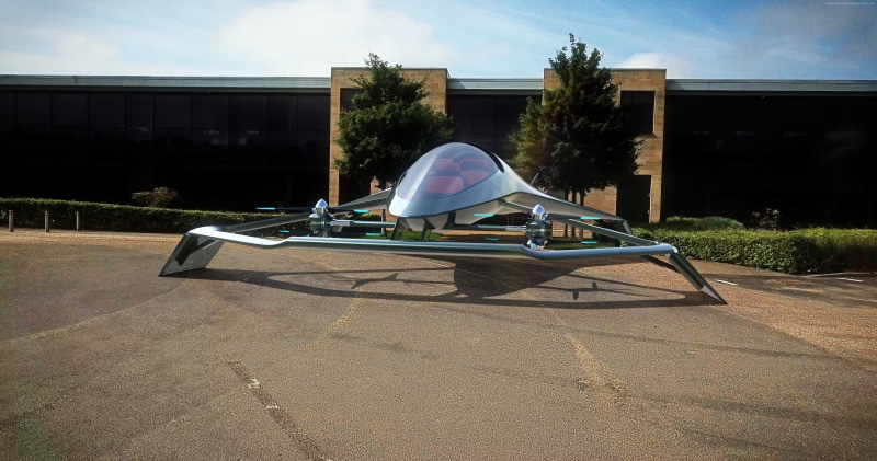 4K, Flying Taxi, Aston Martin VVC, 4K