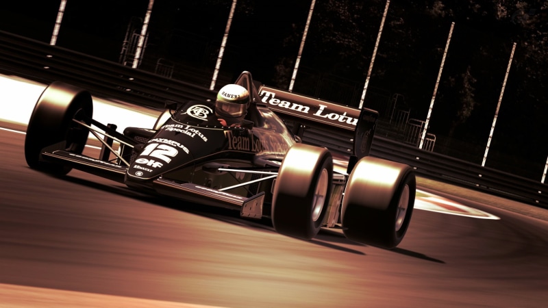 illuminated, still life, metal, Lotus, Gran Turismo 6, arts culture and entertainment, Formula 1, indoors, connection, transportation, race cars, Ayrton Senna