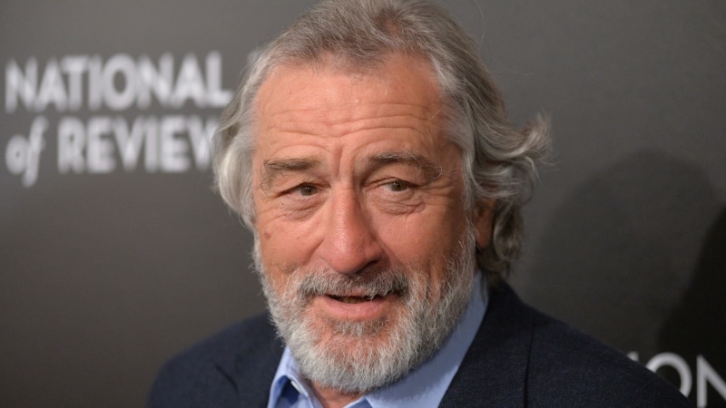 beard, festival, gray, niro, front view, headshot, smiling, human face, body part, robert, de, looking at camera, tribeca, one person, mustache, males