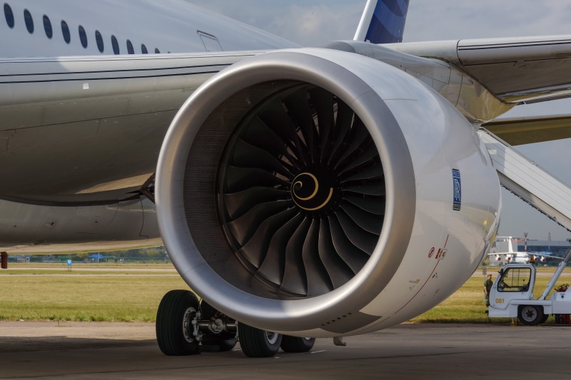 stationary, aircraft wing, day, the show, plane, exhibition, land vehicle, airshow, airbus a350, transportation, wheel, close-up, no people, maks-2015