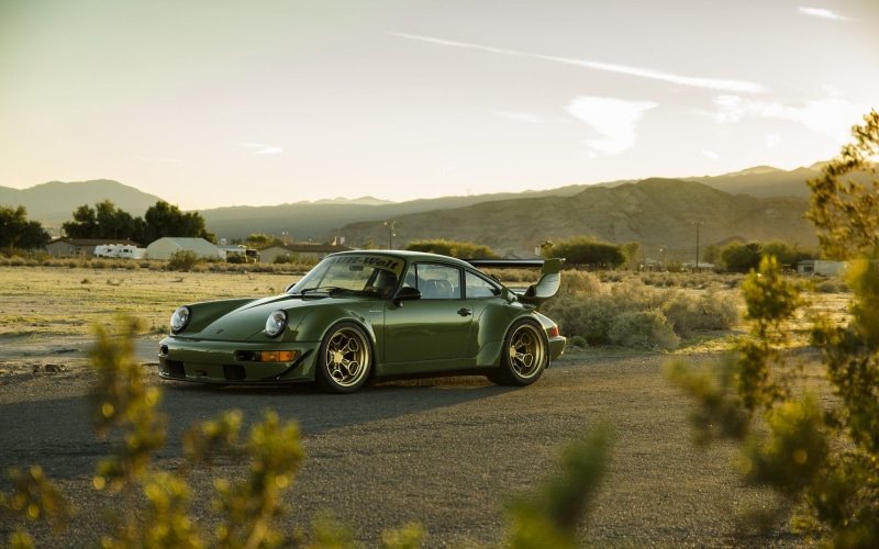 road trip, day, motor vehicle, no people, tuning, nature, sunlight, transportation, carrera, tree, sky, road, land, rauh-welt, porsche 911, mode of transportation