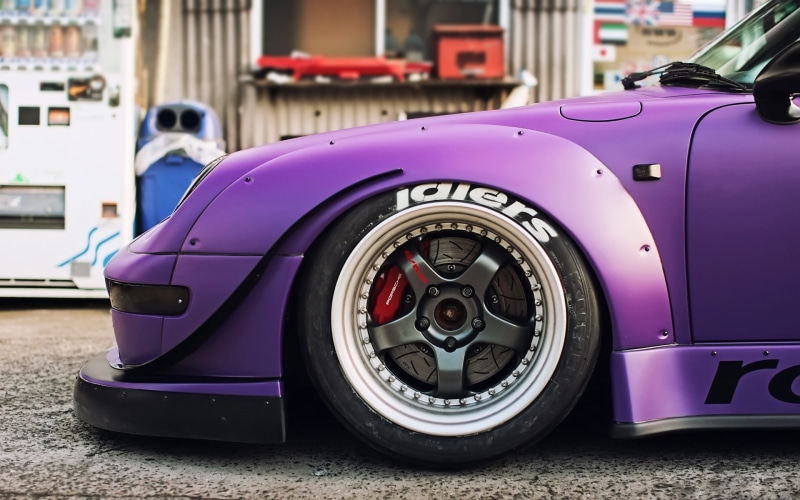 Rotana, purple, RWB, Rauh Welt, Porsche, 1080P, car