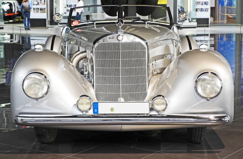 cabriolet, automotive, rarity, classic, headlight, close, transportation, land vehicle, sports car, shiny, open, arched, exhibition, pkw, technology museum
