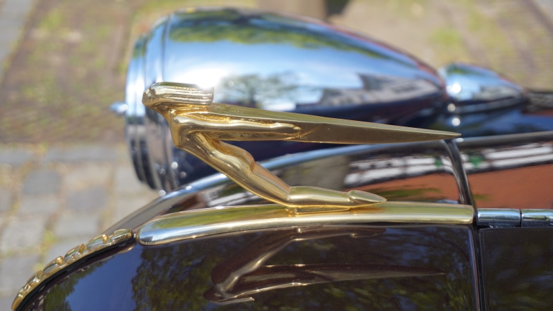 silver colored, steel, chrome, metal, old car, selective focus, close-up, day, motor vehicle, pkw, maintained, dare, valuable, retro styled, spotlight