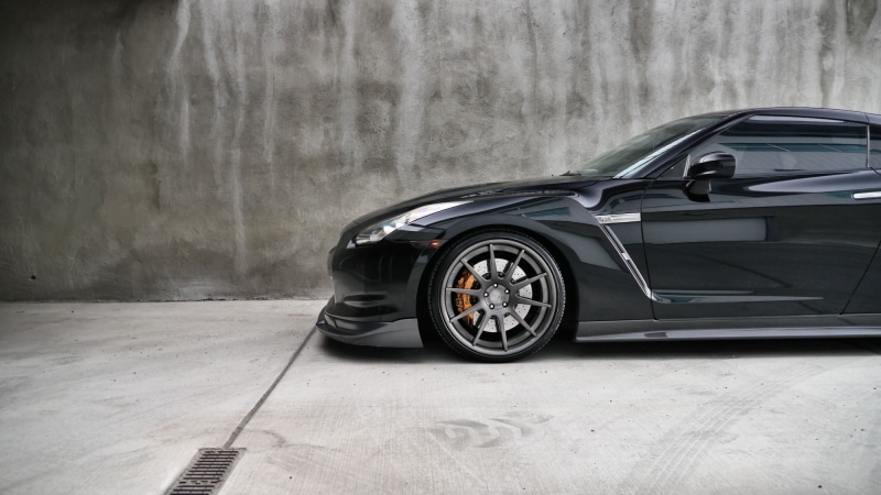 concrete, new, transportation, status Car, gtr, no People, supercar, wealth, side View, performance, wall - building feature, ferrari, technology, nissan