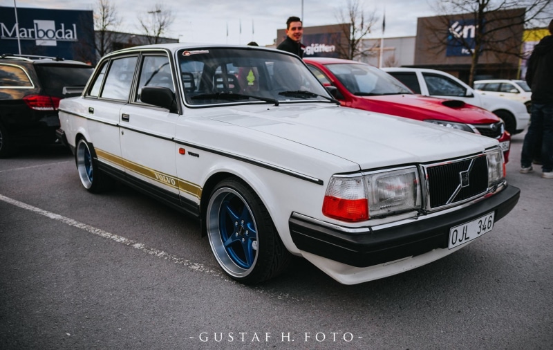 Sweden, numbers, car, Sedan, Volvo 240, Swedish cars, Gustaf H, Volvo, vehicle, 1080P