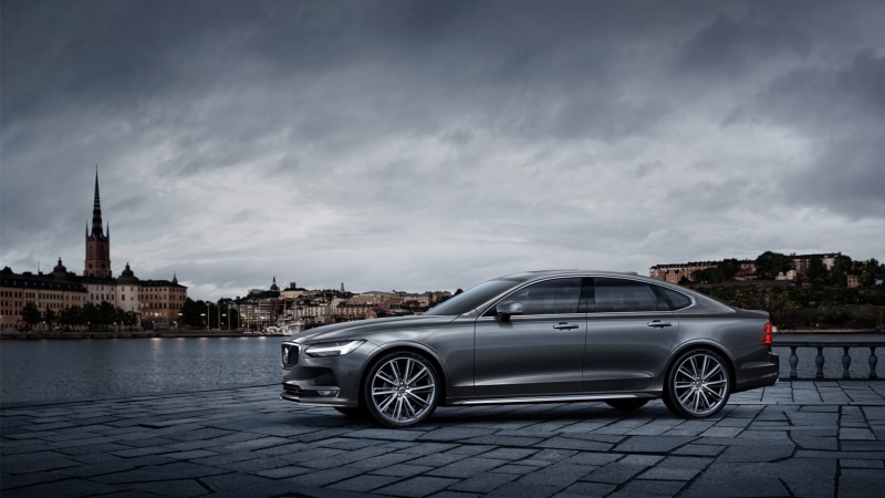1080P, Vehicle, Volvo S90, Volvo, Luxury Car, Silver Car, Car
